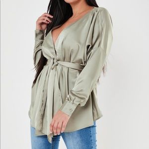 Missguided wrap top